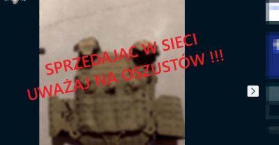Sprzedając kamizelkę, stracił blisko 9 tys. zł