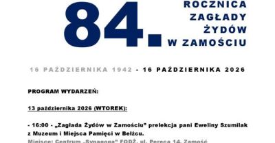 Marsz Pamięci upamiętni zagładę żydowskiej społeczności